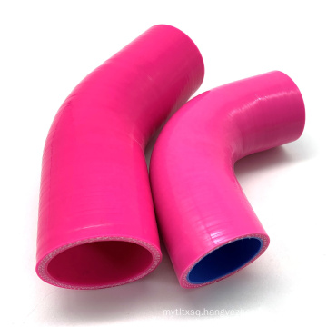 High Pressure Water Hose Pipe 45 Degree Elbow Silicone Reducer Hose